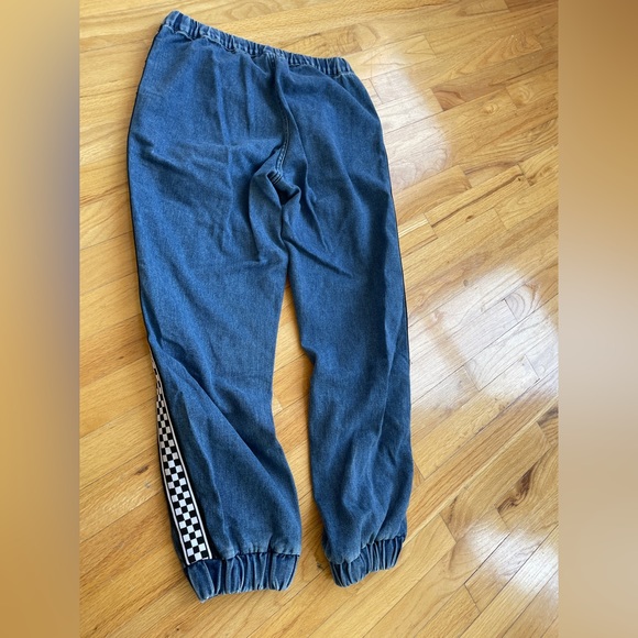 BDG Portia joggers with checker detail - Picture 3 of 3